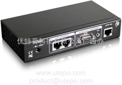 UTP801AR2T-VGA视音频双绞线中继器 长距离信号传输的创新解决方案